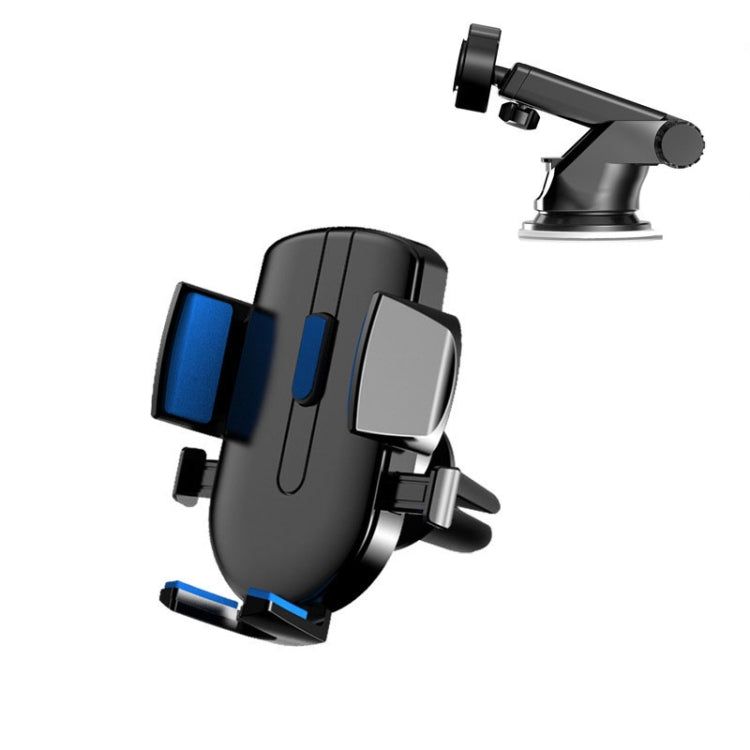 Car Cell Phone Telescopic Holder Universal Automobile Navigation Bracket, Air Vent Model, Suction Cup Model, 2 In 1