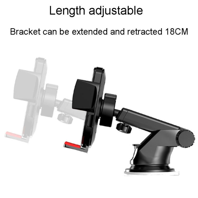 Car Cell Phone Telescopic Holder Universal Automobile Navigation Bracket, Air Vent Model, Suction Cup Model, 2 In 1