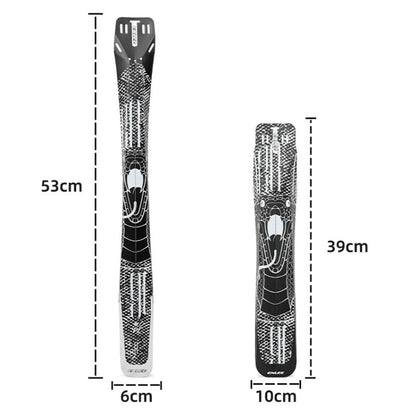 ENLEE E-641316 6pcs /Set Bicycle Extended Front And Rear Mudguards Road Bike Quick Detachable Fenders, Anime Model, Black Model, Chain Model, Diamond Model, Snake Model, Five-Star Model