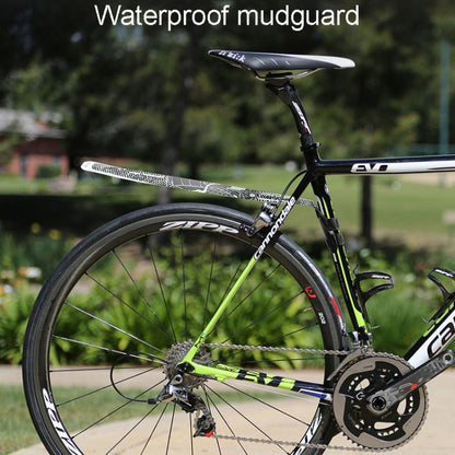 ENLEE E-641316 6pcs /Set Bicycle Extended Front And Rear Mudguards Road Bike Quick Detachable Fenders, Anime Model, Black Model, Chain Model, Diamond Model, Snake Model, Five-Star Model