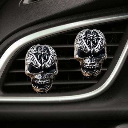 Retro Skull Car Aromatherapy Air Conditioner Air Outlet Clip