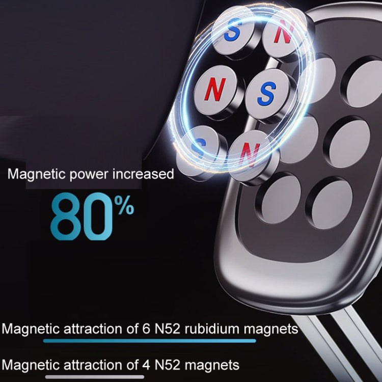Magnetic Car Phone Holder Automobile Rotatable Multifunctional Folding Stands, Q42