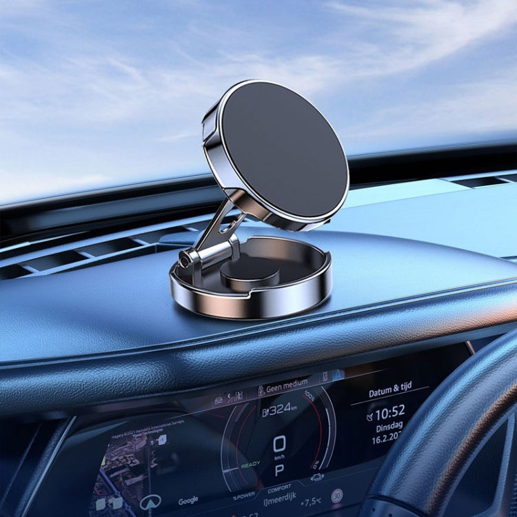 Magnetic Car Phone Holder Automobile Rotatable Multifunctional Folding Stands