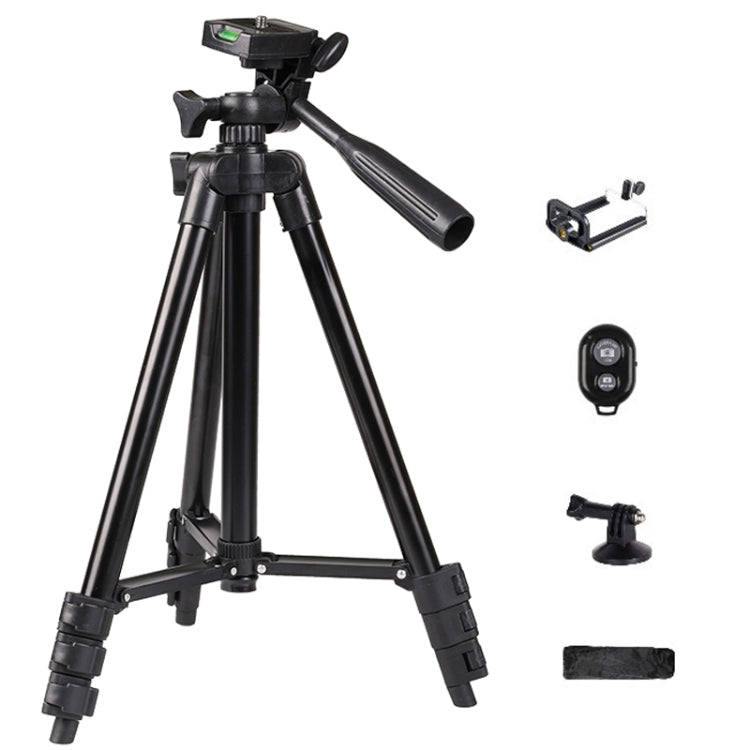 Portable Aluminum DSLR Camera Live Tripod Photography Retractable Landing Bracket, 102cm Tripod+Clip+Bag, 102cm Tripod+Clip+Bag+Controller+Adaptor, 150cm Tripod+Clip+Bag, 150cm Tripod+Clip+Bag+Controller+Adaptor