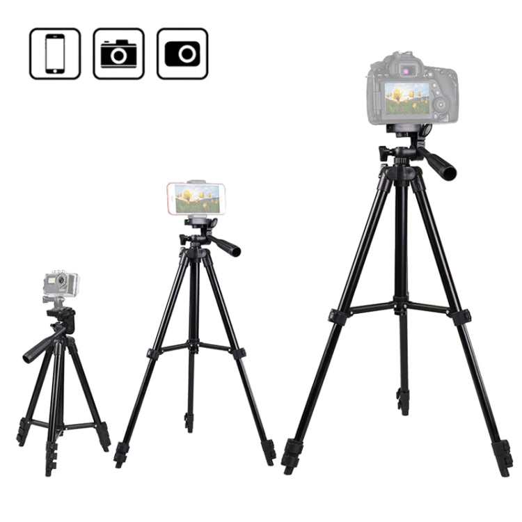 Portable Aluminum DSLR Camera Live Tripod Photography Retractable Landing Bracket, 102cm Tripod+Clip+Bag, 102cm Tripod+Clip+Bag+Controller+Adaptor, 150cm Tripod+Clip+Bag, 150cm Tripod+Clip+Bag+Controller+Adaptor