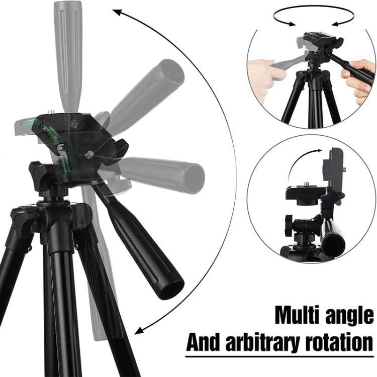 Portable Aluminum DSLR Camera Live Tripod Photography Retractable Landing Bracket, 102cm Tripod+Clip+Bag, 102cm Tripod+Clip+Bag+Controller+Adaptor, 150cm Tripod+Clip+Bag, 150cm Tripod+Clip+Bag+Controller+Adaptor