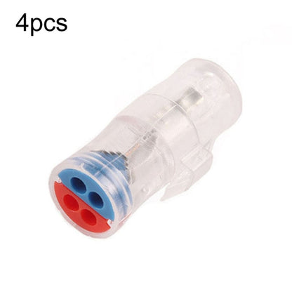 4pcs Direct Insertion Of Quick Terminal Block Wire Connector Clamps, NC-22, NC-33, NC-724, NC-736
