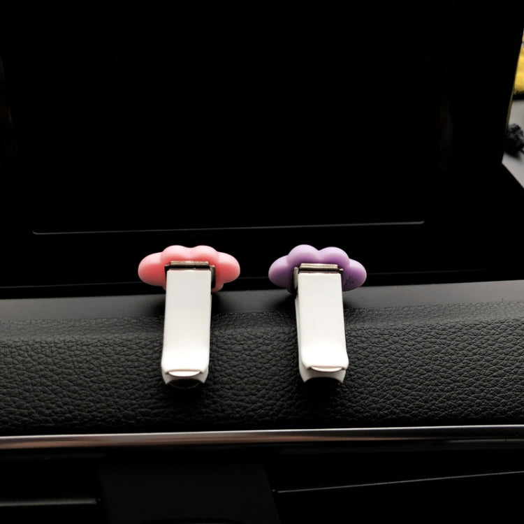 Resin Cartoon Cloud Car Air Outlet Decorative Clip