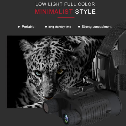 Head-Mounted Night Vision Device Binocular Digital 2.7 Inch Screen Outdoor Infrared Night Vision Telescope, NV8160