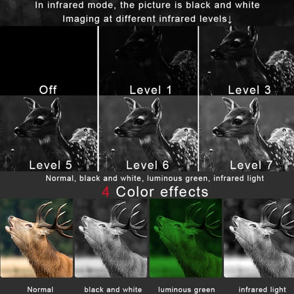 Head-Mounted Night Vision Device Binocular Digital 2.7 Inch Screen Outdoor Infrared Night Vision Telescope, NV8160