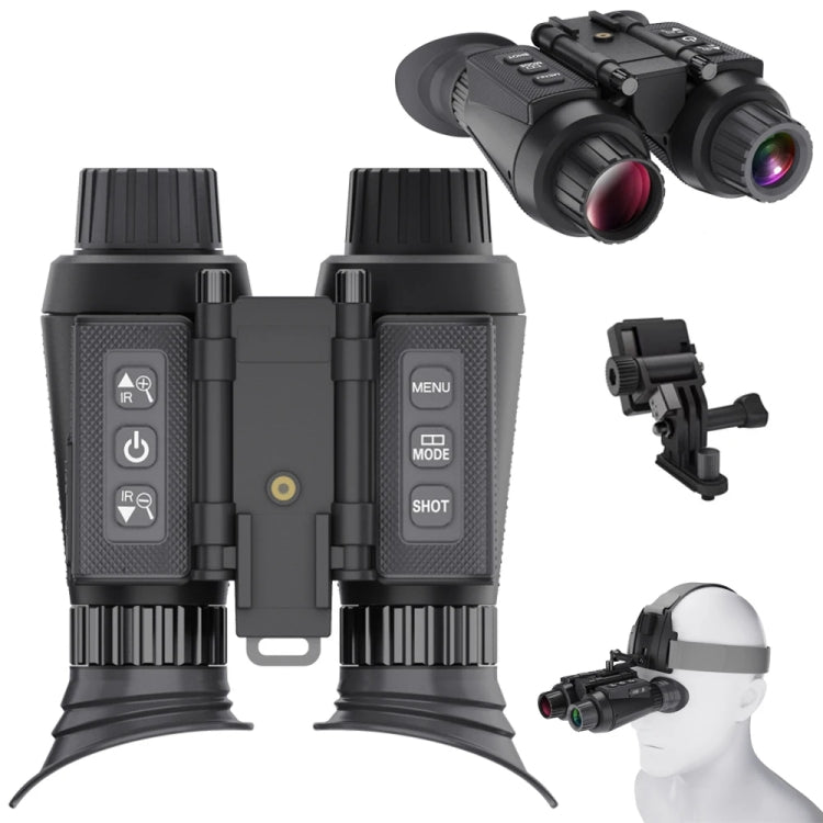 Adjustable Pupil Distance Headset Night Vision Device 3D HD Digital Binoculars Outdoor Infrared Night Vision Telescope, NV8300