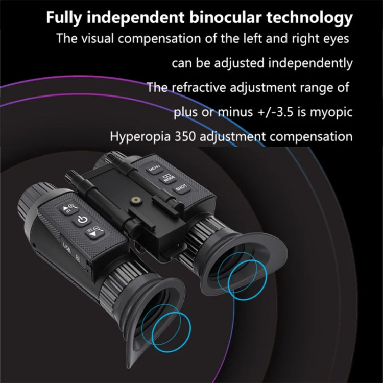 Adjustable Pupil Distance Headset Night Vision Device 3D HD Digital Binoculars Outdoor Infrared Night Vision Telescope, NV8300