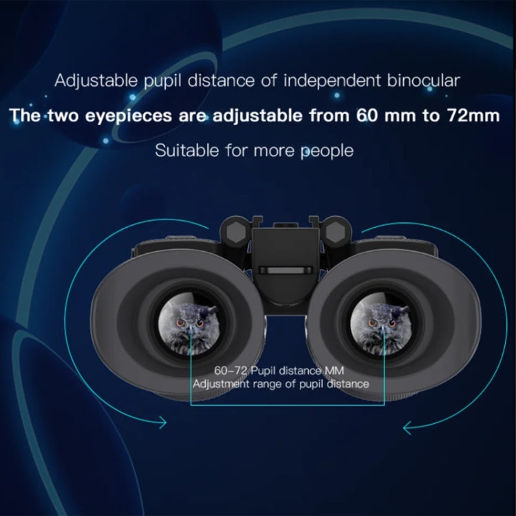 Adjustable Pupil Distance Headset Night Vision Device 3D HD Digital Binoculars Outdoor Infrared Night Vision Telescope, NV8300