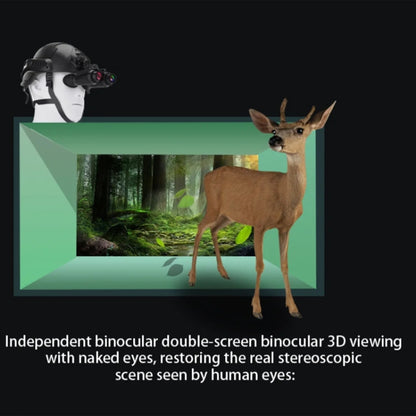 Adjustable Pupil Distance Headset Night Vision Device 3D HD Digital Binoculars Outdoor Infrared Night Vision Telescope, NV8300
