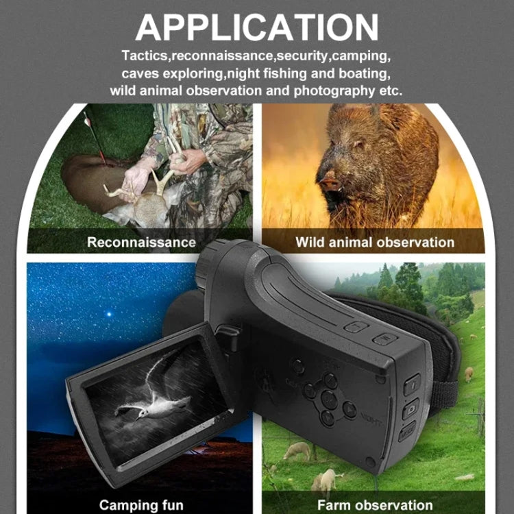 Handle HD Digital Reconnament Hunting Safety Monitoring Camera, NV2186