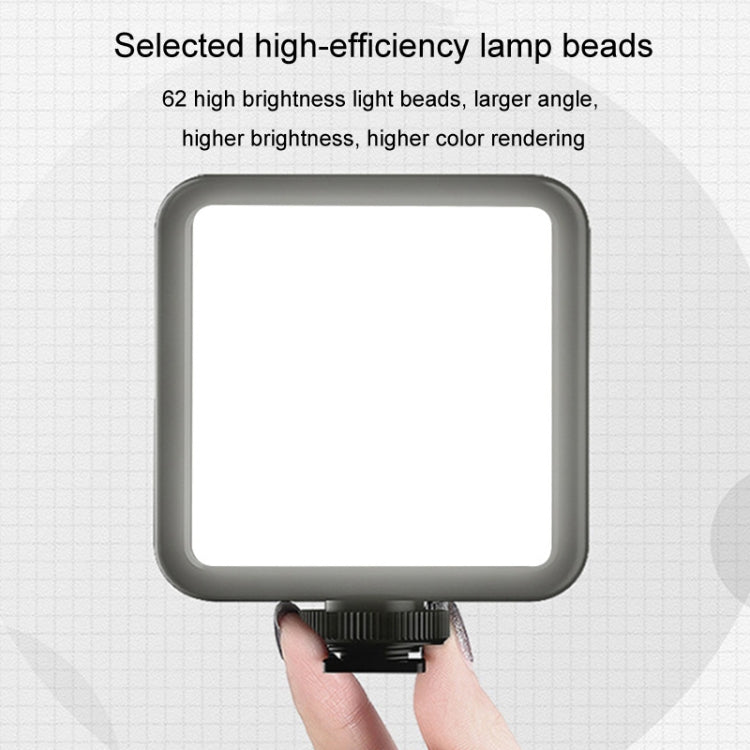 Portable Phone Desktop Live Fill Light Mini Pocket Light Shooting Camera Fill Lamp, Standard White Light, Standard White Light With Tripod+Hot Boot+Clip, Flagship 3 Color, RGB Full Color, RGB Full Color With Hot Boots+Clip...
