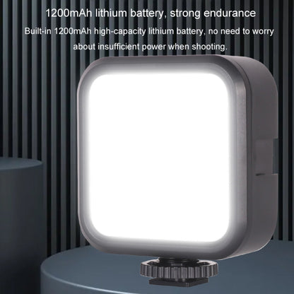 Portable Phone Desktop Live Fill Light Mini Pocket Light Shooting Camera Fill Lamp, Standard White Light, Standard White Light With Tripod+Hot Boot+Clip, Flagship 3 Color, RGB Full Color, RGB Full Color With Hot Boots+Clip...