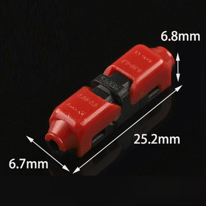 Straight Plug Quick Terminal Block No Strip Multifunctional Wire Connector, H1, H2, T1, T2, H1-T, H2-T, T1-T, T2-T