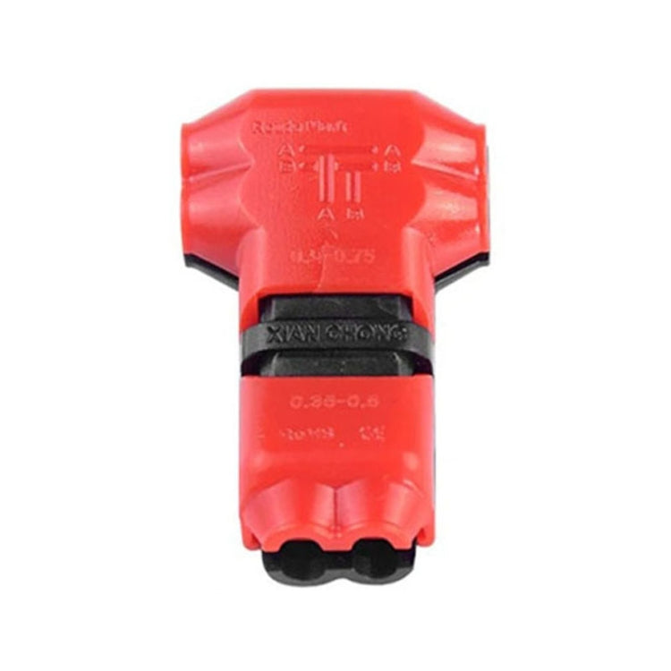 Straight Plug Quick Terminal Block No Strip Multifunctional Wire Connector, H1, H2, T1, T2, H1-T, H2-T, T1-T, T2-T