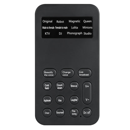 S9 Mobile Phone Computer Live Sound Card Voice Changer Game Karaoke Recording Audio Transformer, S9
