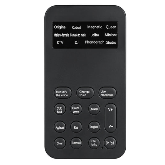 S9 Mobile Phone Computer Live Sound Card Voice Changer Game Karaoke Recording Audio Transformer, S9