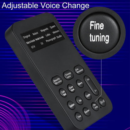 S9 Mobile Phone Computer Live Sound Card Voice Changer Game Karaoke Recording Audio Transformer, S9