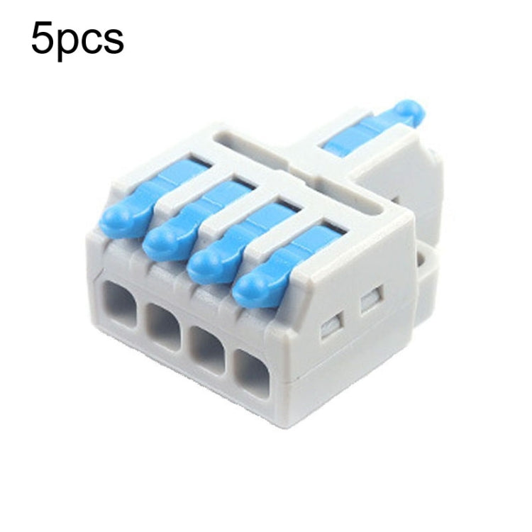 5pcs Push Type Mini Wire Connection Splitter Quick Connect Terminal Block, D1-2, D1-2T, D1-3, D1-3T, D1-4, D1-4T, D1-5, D1-5T
