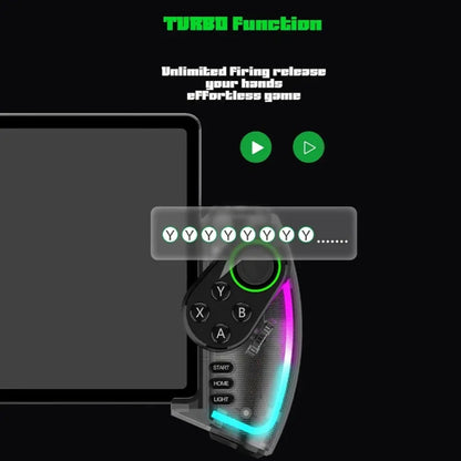 IPEGA Mechanical Gamepad Tablet Cell Phone Stretch Wireless Bluetooth Grip For N-S / P3 / PC / Switch / Android / IOS, Black