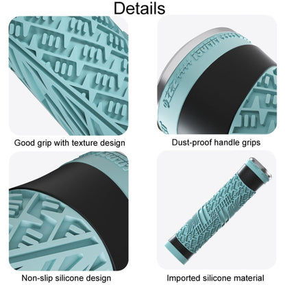 ENLEE E-235151 1pair Silicone Bicycle Covers Mountain Bike Cycling Grips With Handlebar Blocking