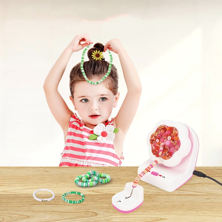 Electric Automatic Beading Machine DIY Handmade Bead Threading Machine Beading Tools Bead Stringer