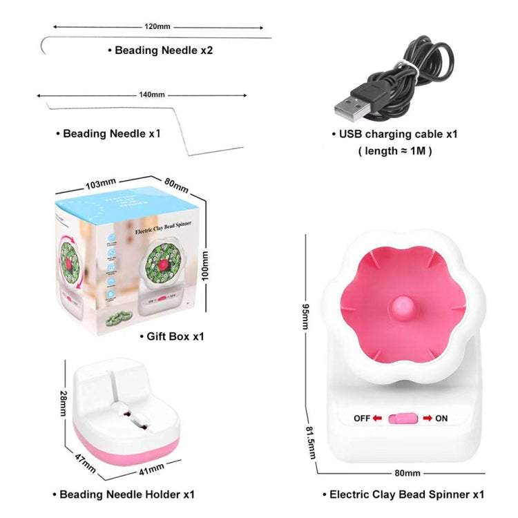 Electric Automatic Beading Machine DIY Handmade Bead Threading Machine Beading Tools Bead Stringer