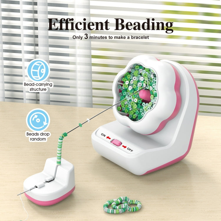 Electric Automatic Beading Machine DIY Handmade Bead Threading Machine Beading Tools Bead Stringer