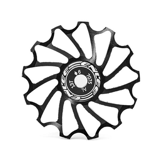 ENLEE Mountain Bicycle Rear Derailleur Guide Wheel Ceramic Bearing Tension Pulley, 13T, 11T