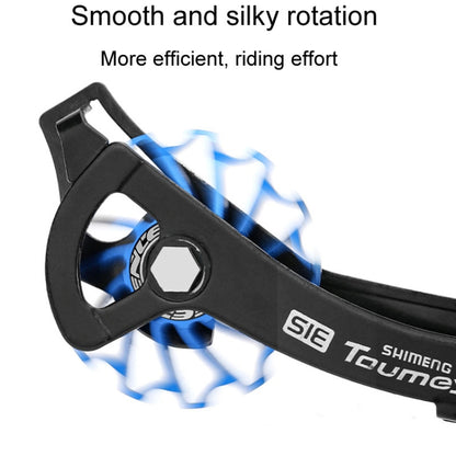 ENLEE Mountain Bicycle Rear Derailleur Guide Wheel Ceramic Bearing Tension Pulley, 13T, 11T