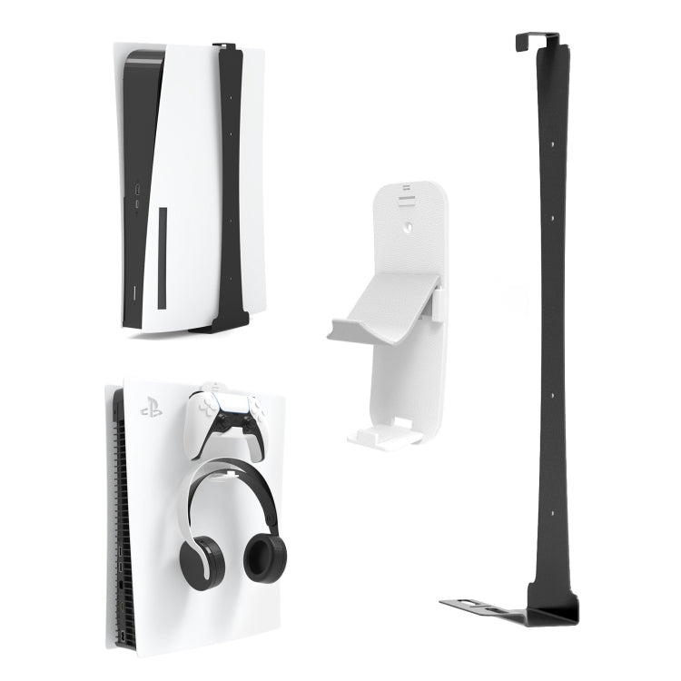 JYS-P5149 For PS5 Wall Bracket Storage Hook Suit Game Console Storage Bracket, For PS5