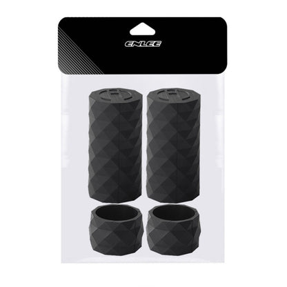 ENLEE E22805 4pcs /Set Road Bike Handlebar Strap Holder Bicycle Non-Slip Lever Strap Fixing Ring