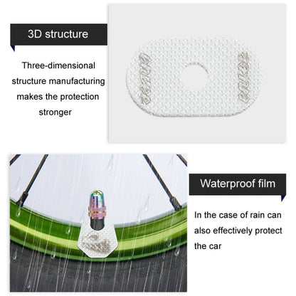 ENLEE E-Q234 1pair Bicycle Universal Valve Stickers Bike Touring Wheel Decorative Stripes, G Model, H Model, I Model, J Model