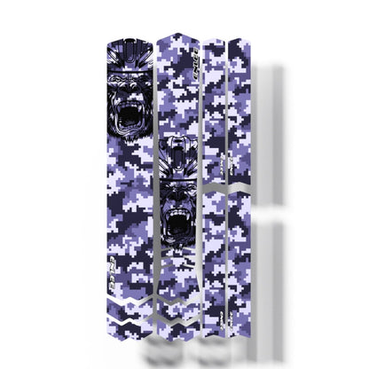 ENLEE E14611 10pcs /Set Bicycle TPU Invisible Film Road Bike Body Jersey Color Changing Membrane, Cartoon, Caterpillar, Beauty, Camouflage, Wood Monster, Sunset, Doughnut, Doodle, Orangutan, Chinese Dream