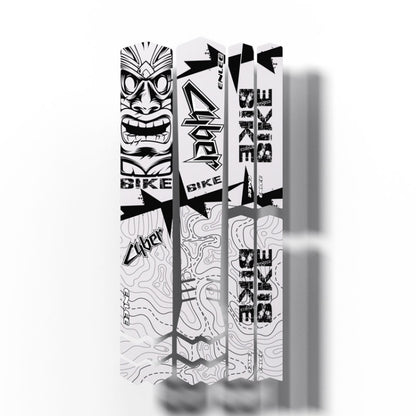ENLEE E14611 10pcs /Set Bicycle TPU Invisible Film Road Bike Body Jersey Color Changing Membrane, Cartoon, Caterpillar, Beauty, Camouflage, Wood Monster, Sunset, Doughnut, Doodle, Orangutan, Chinese Dream