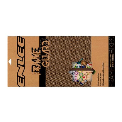 ENLEE E14611 10pcs /Set Bicycle TPU Invisible Film Road Bike Body Jersey Color Changing Membrane, Cartoon, Caterpillar, Beauty, Camouflage, Wood Monster, Sunset, Doughnut, Doodle, Orangutan, Chinese Dream