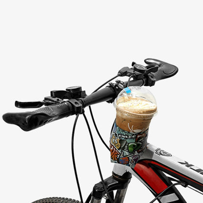 ENLEE Bicycle Water Bottle Cage Mountain Road Bike Universal Folding Water Cup Holder, Graffiti, Beauty