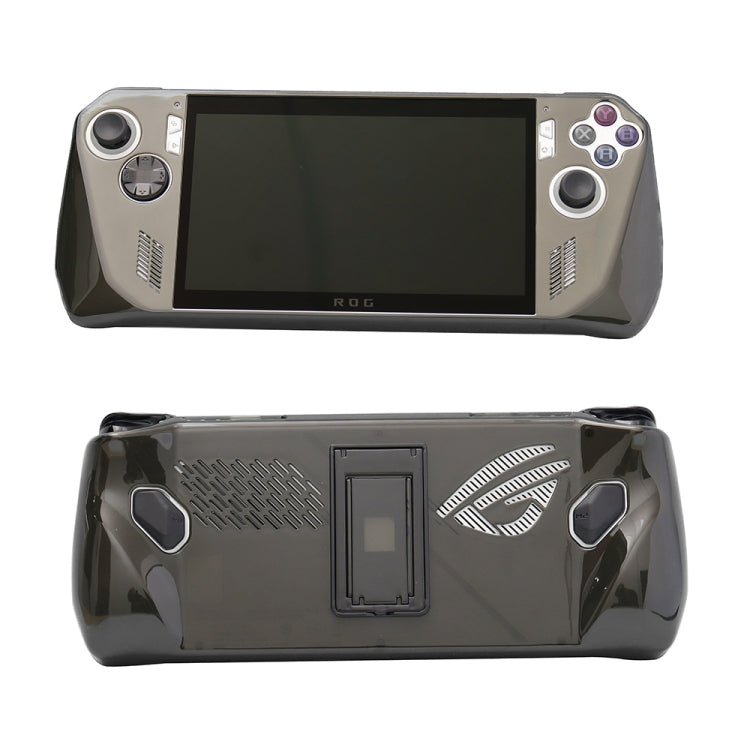 For ASUS ROG Ally Pocket Console Protective Case Transparent Crystal Case TPU Protective Case Accessories, Transparent, Transparent Black, Transparent Blue