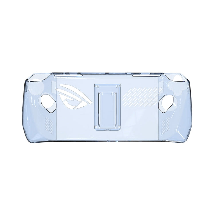 For ASUS ROG Ally Pocket Console Protective Case Transparent Crystal Case TPU Protective Case Accessories, Transparent, Transparent Black, Transparent Blue