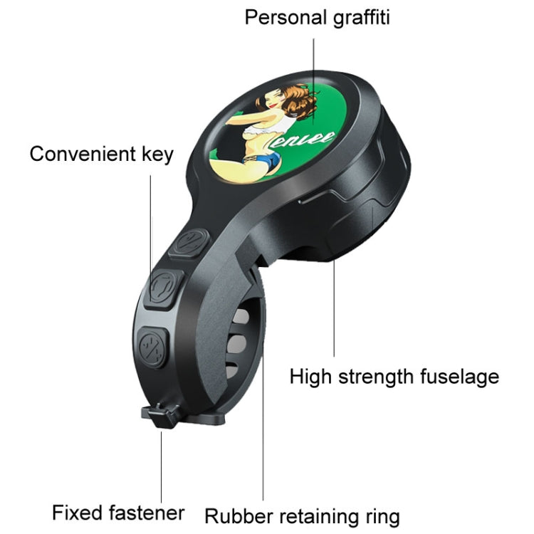 ENLEE EL07 Bicycle Speaker Mountain Road Bike Bell Anti-Theft Alarms, A Model, B Model, C Model, D Model, E Model