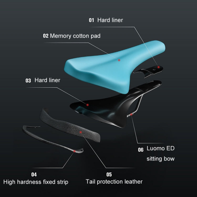 ENLEE ZD-B834 Bicycle Cushion Saddle Mountain Bike Shock Absorbing Seat, Snake Head, Flash, Orangutan, Beauty, Warrior