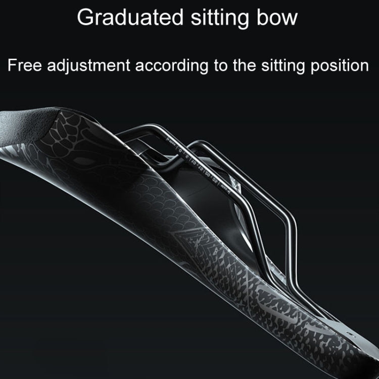 ENLEE ZD-B834 Bicycle Cushion Saddle Mountain Bike Shock Absorbing Seat, Snake Head, Flash, Orangutan, Beauty, Warrior