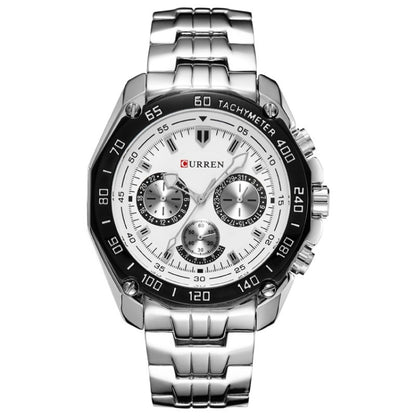 Curren 8077 Men Casual Business Waterproof Quartz Watch