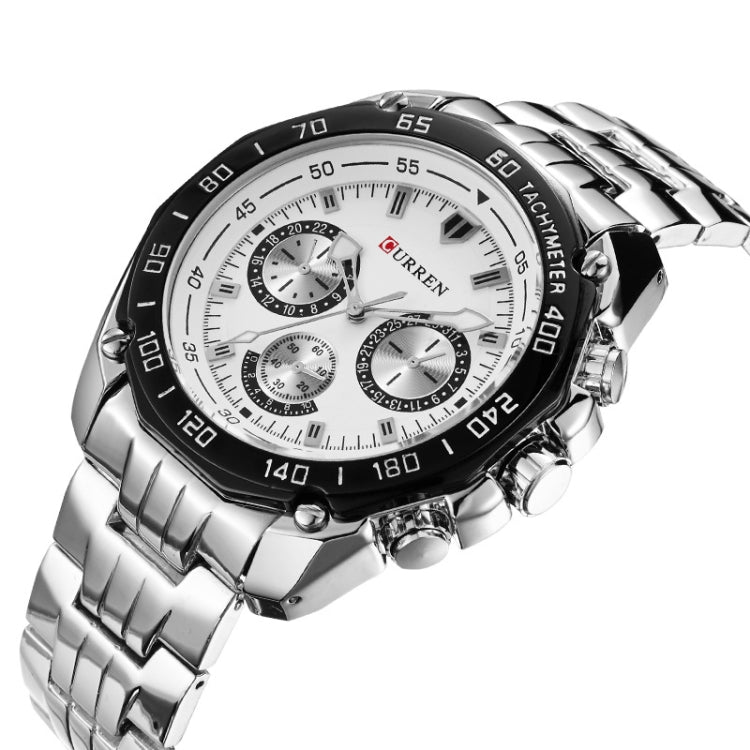 Curren 8077 Men Casual Business Waterproof Quartz Watch