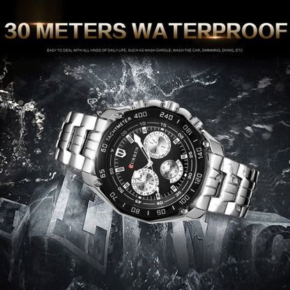 Curren 8077 Men Casual Business Waterproof Quartz Watch