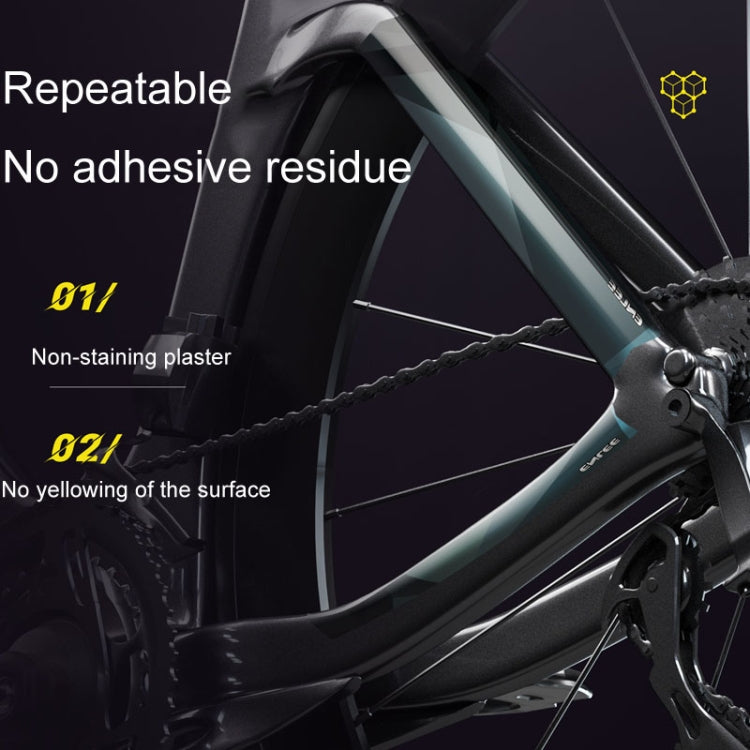 ENLEE E-2210 10pcs /Set Bicycle Jersey Stickers Mountain Bike Frame Protection Adhesive Tape, Transparent, Explosion, Anime, Aurora, Camouflage, Shark, Snake, Stripe, Graffiti, Chinese Style